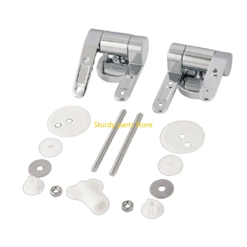 

97QC 2pcs/set Convenient Toilet Hinges Toilet Lid Hinges Contemporary Toilet Hinges