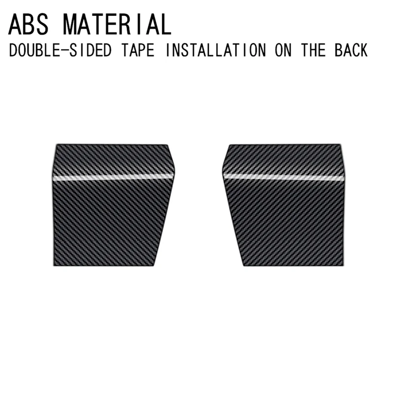 Car Carbon Fiber Pattern Glass Switch Upper Panel Decoration Door Armrest Stickers for Toyota Alphard 40 Series 2023+