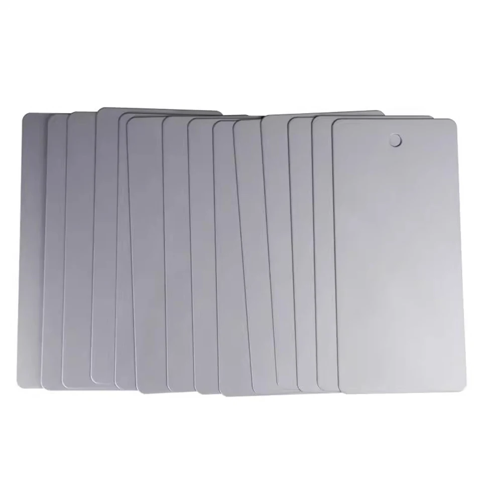 25pcs Spray Painting Color Cards & Test Panels -Phosphated Steel Substrates for Accurate Color Matching, Coating Quality SD-5