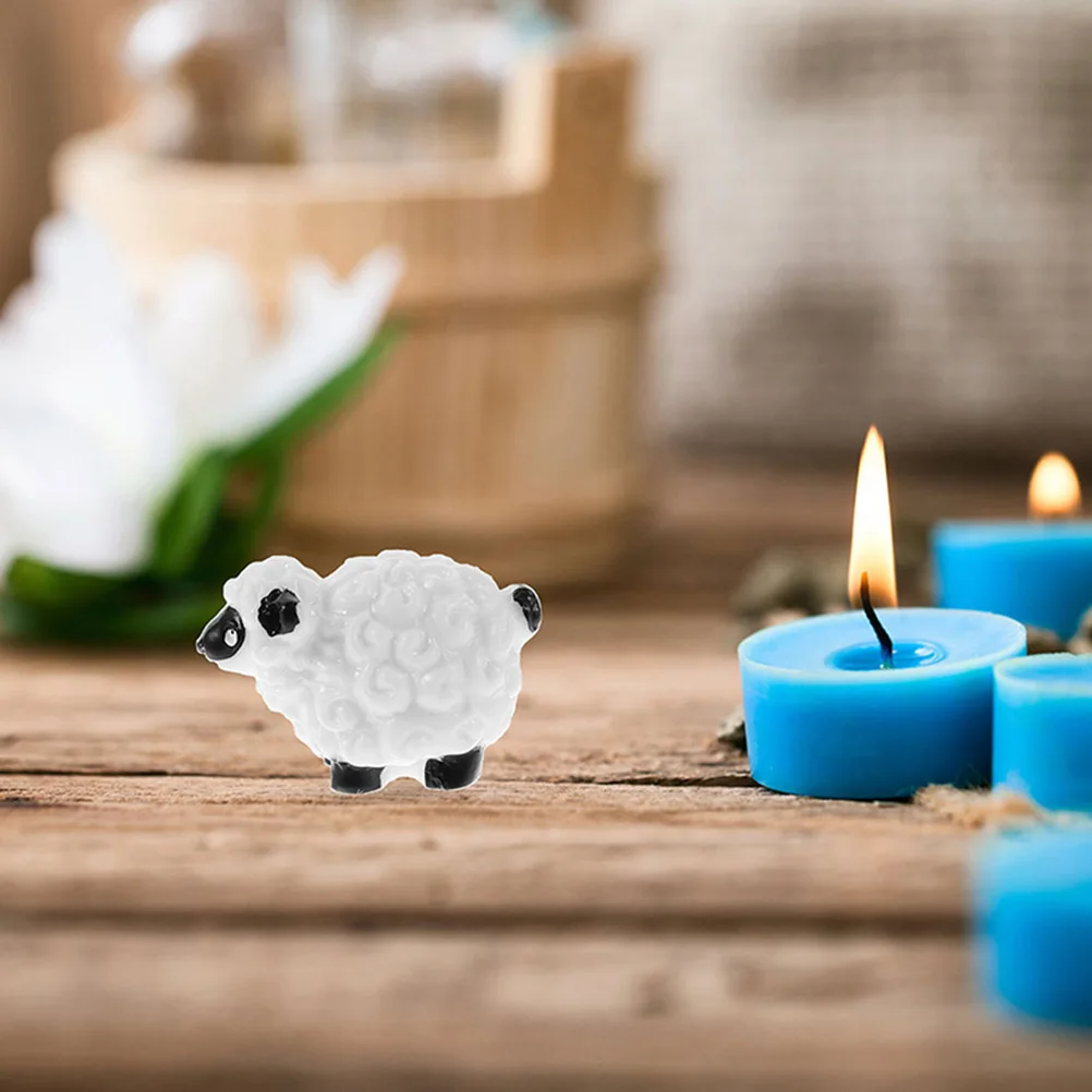 

10 Pcs Decor Moss Decoration Ornaments Home Accessories Mini Cute Sheep Figurines Miniature Resin Animal