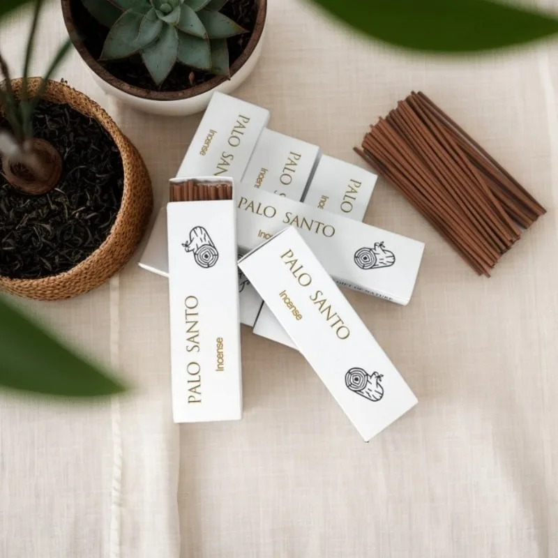 30 Sticks/box Natural Palo Santo Incense White Sage Cedar Coffee Incense Stick Home Aromatherapy Yoga Meditation Room Fragrance view 4