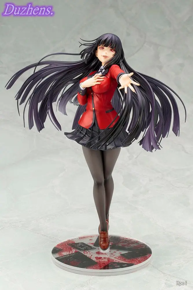 Kakegurui: Compulsive Gambler Jabami Yumeko Saotome Meari PVC Action Figure Anime Figure Model Toys Figure Collection Doll Gift