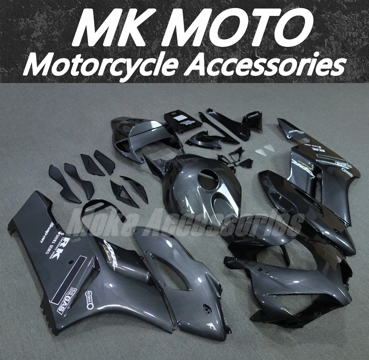 

Комплект обтекателей для CBR1000RR 2004-2005, набор кузовных деталей 04-05, высококачественный АБС-пластик, литье под давлением, новый дизайн с узором под карбон.