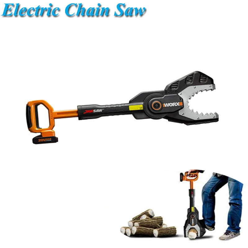 20V Lithium Battery Electric Chainsaw Family Leisure Garden Electric Saw Portable Chainsaw Wood Cutting Tools