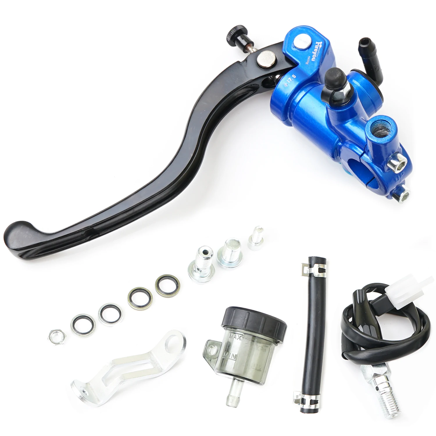 

22mm Universal Motorcycle Radial Installation Hydraulic Clutch Brake Master Cylinder Lever 17.5mm For YAMAHA MT 07 09 R1 R3 R6