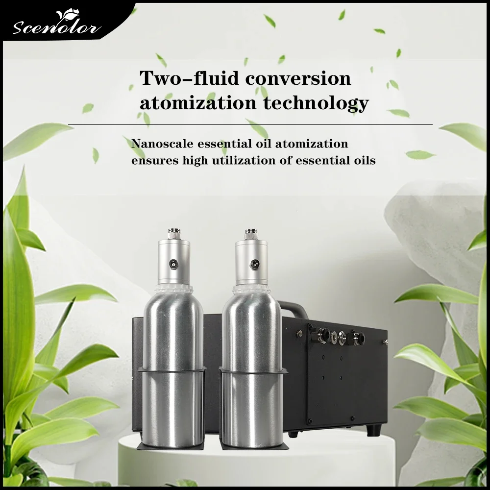 Scscoror-エッセンシャルオイルのエアディフューザー,空気清浄機,アプリコントロール,hvacシステム,フレグランサー,インテリジェント,Bluetooth,ホテル,バー,クラブ,8000m