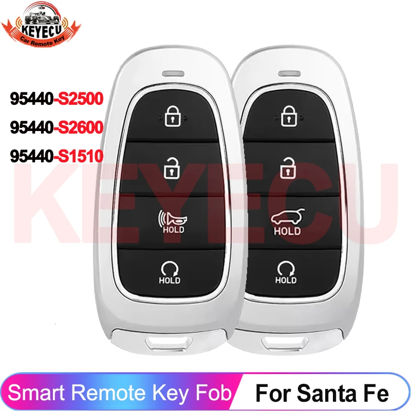 

95440-S1560 95440-S1660 95440-S2600 95440-S2500 95440-S1510 For Hyundai Santa Fe 2020 2021 2022 2023 2024 Car Remote Key 433MHz