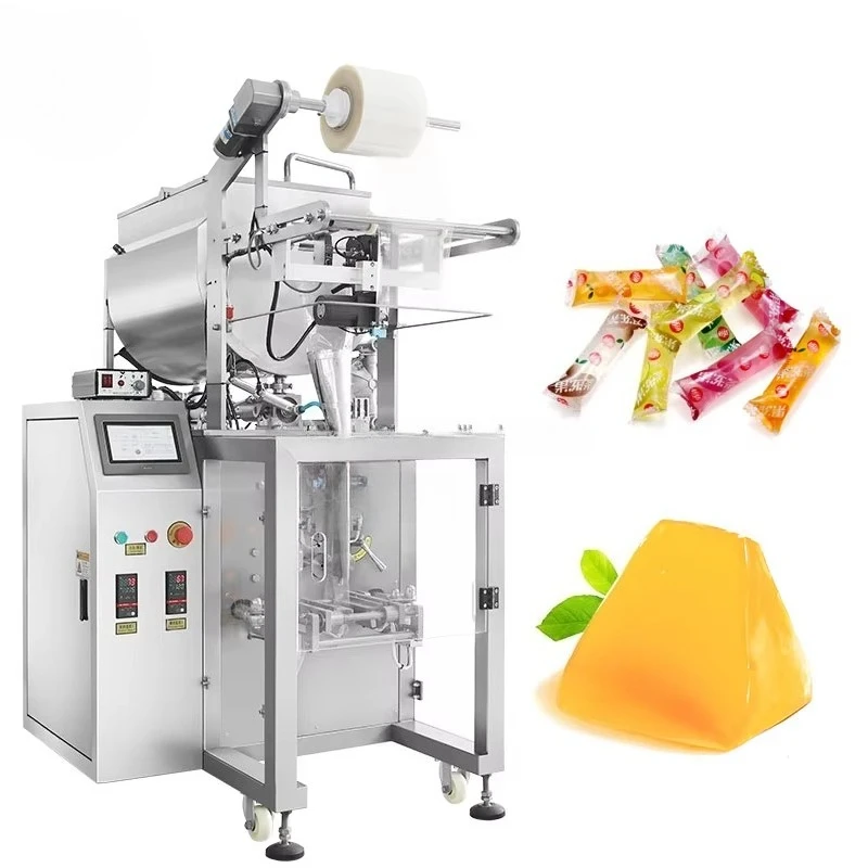Customized Automatic Fruit Juice Ice Lolly Beverage Pouch Filling Packing Machine For Honey Oil Jelly Stick Milk Water