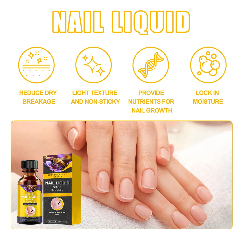 Bee-Venom Nail Treatments Serum Powerful Nail Growth Repair Serum For Thin Nails For Nail Strengthener