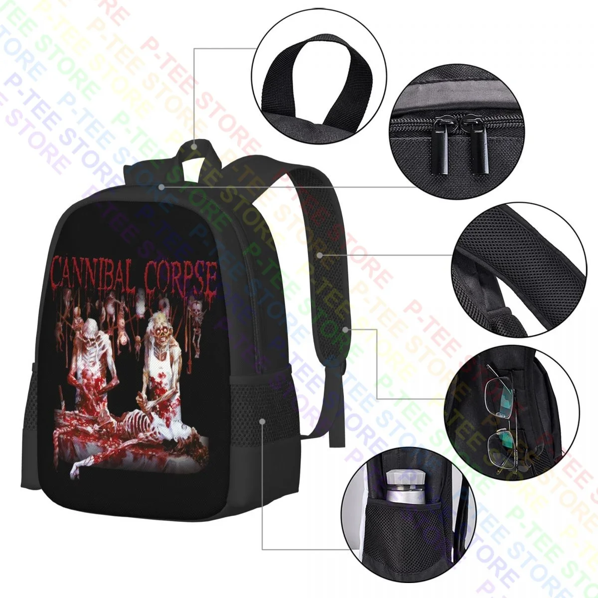 Cannibal Corpse Merchandise Butchered At BirthBackpack Large Capacity Portable Multi-function