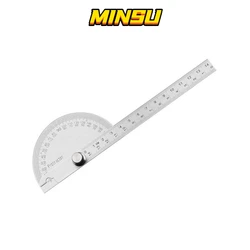 Adjustable 180° Half Circle Angle Ruler Protractor