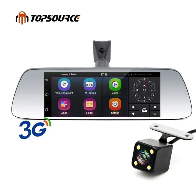 

New 7" Special 3G rearview smart car mirror dvr gps wifi Android 10 GPS Automobile DVRs Dash Cam mirror Video Recorder