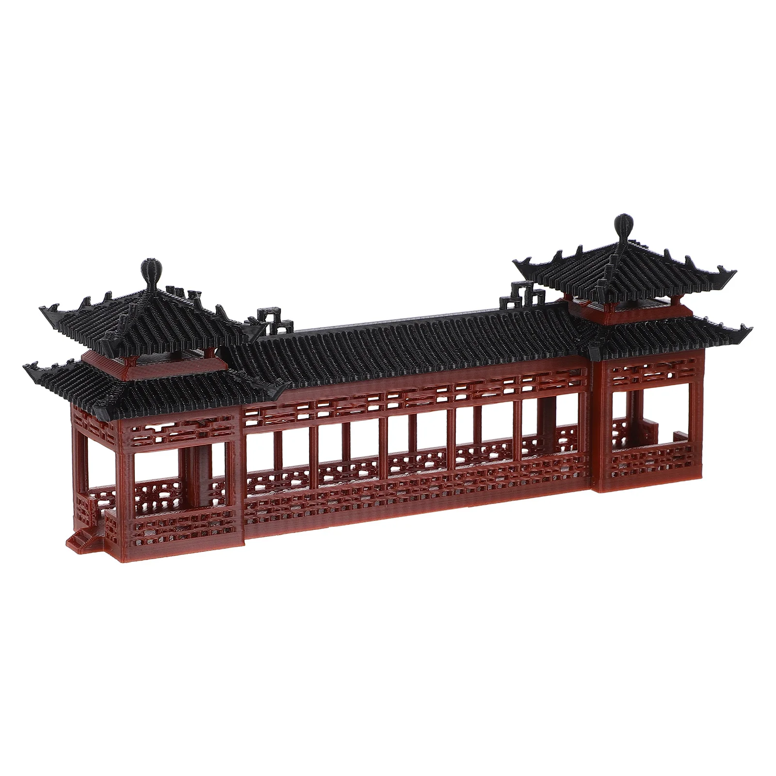 

Miniature Ancient Asian Building for Micro Landscape Natural Environment Life Plastic Pavilion Corridor Chinese