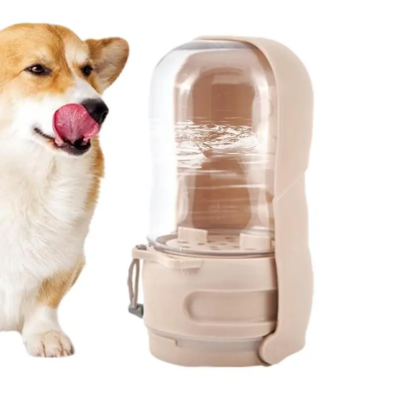 

Dog Water Bottle With Food Bowl 2 In 1 Pets Supplies Drinking Dog Travel Accessories Pet Small Water Dispenser Built-in