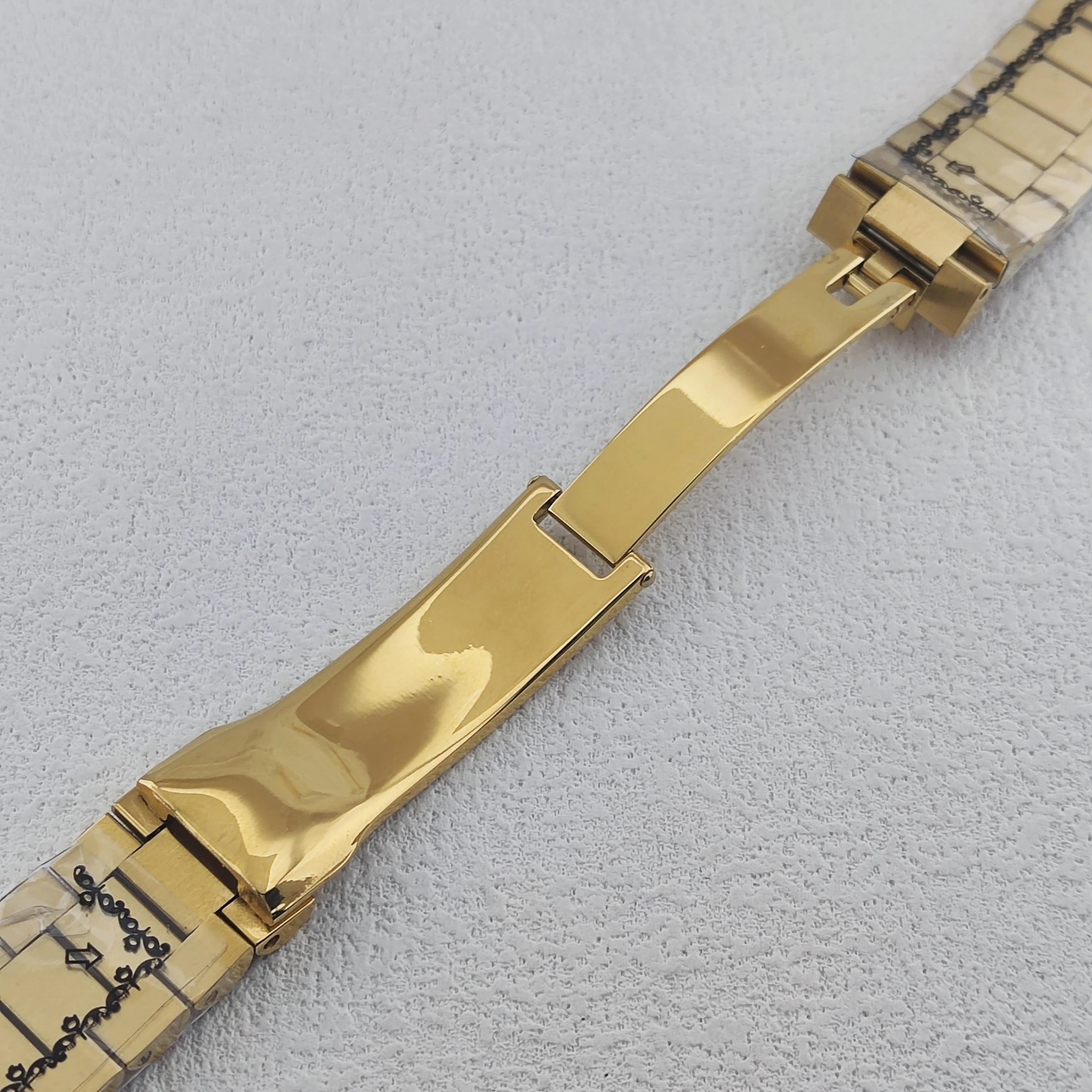 watch band 20mm  gold rose gold  bracelet  stainless steel watch strap folding buckle suitable for  39mm watch case 8285 case