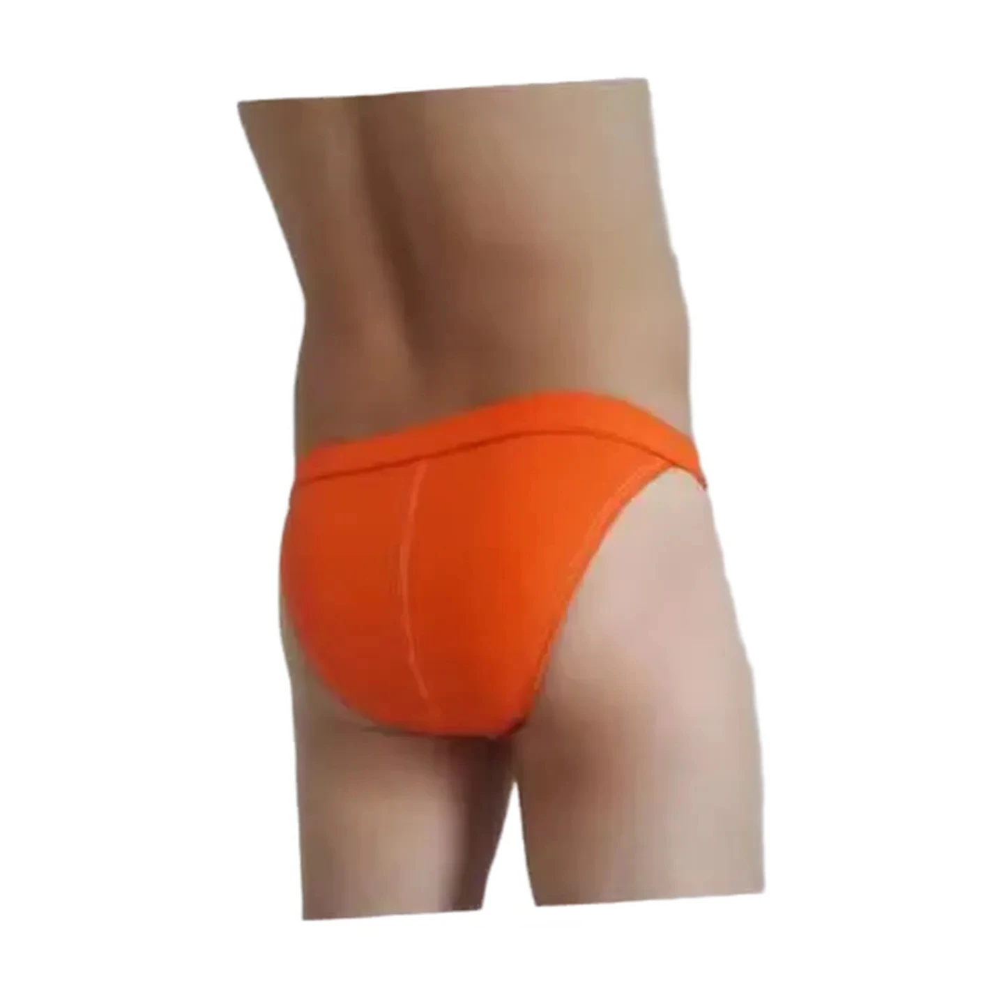 Men\'s suit  Sexy swimwear Monochrome full codeLarge size bikini  triangle Charm orange Super elastic
