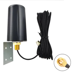 Banyanxin-antena exterior impermeable con soporte SMA macho, refuerzo 5G 4G GSM, Wifi, Omni, 600 ~ 6000Mhz, alta ganancia, 12DBI