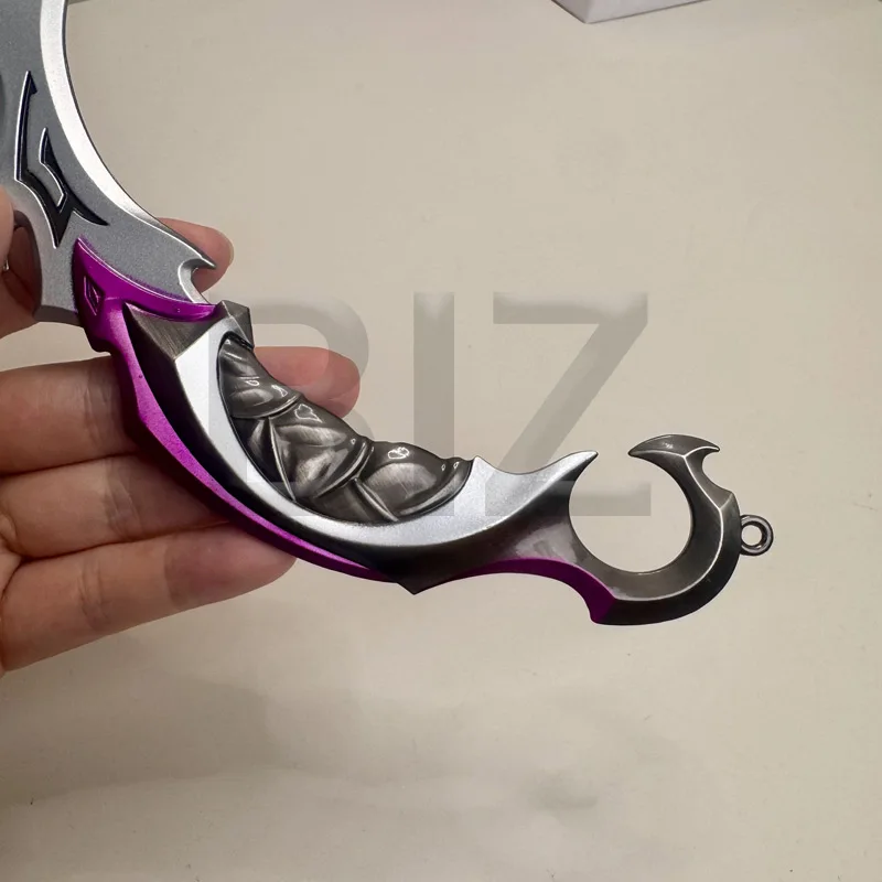 16 سنتيمتر سلاح الشجاع المشاجرة ريفر 2.0 Karambit سكين معدني M4 بلانت نموذج تأثيري الساموراي الطرفية السيف هدية لعبة للبنين #2