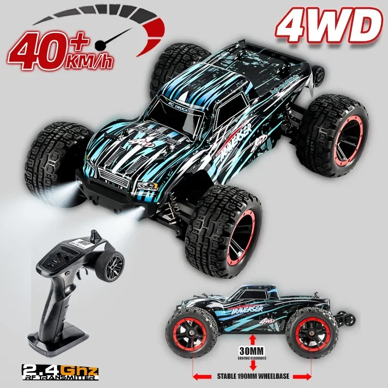 HBX T10 1/14 2.4G 4WD Modelli di veicoli per auto RC ad alta velocità spazzolati completamente proporzionali 35 km/h per bambini di età superiore a 14 anni