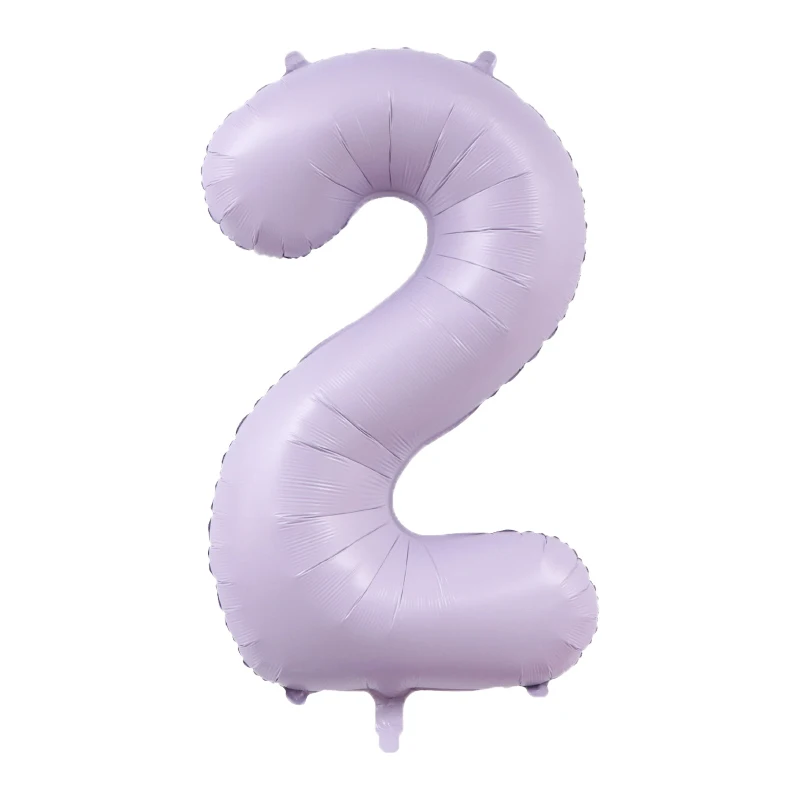 40inch Cream Purple Number Balloon 0 1 2 3 4 5 6 Number Ballons Baby Shower Birthday Party Wedding anniversary Crown Decorations