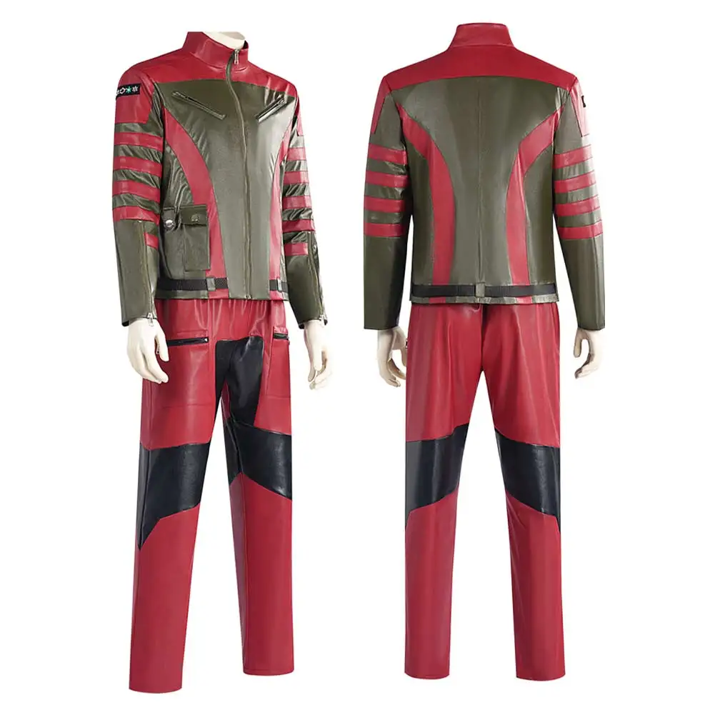 Callum Drift Cosplay Suit Uniform PU Jacket Pants 2024 Movie Red Cos One Costume Outfits Halloween Carnival Party Fantasia Cloth