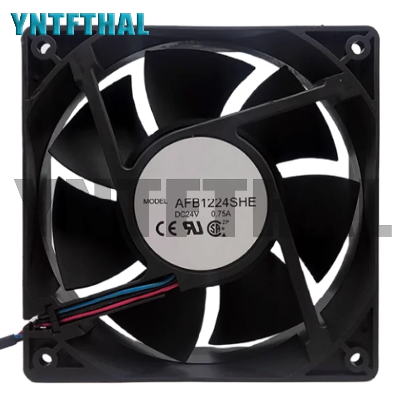 New AFB1224SHE-C 0.75A Cooling Fan