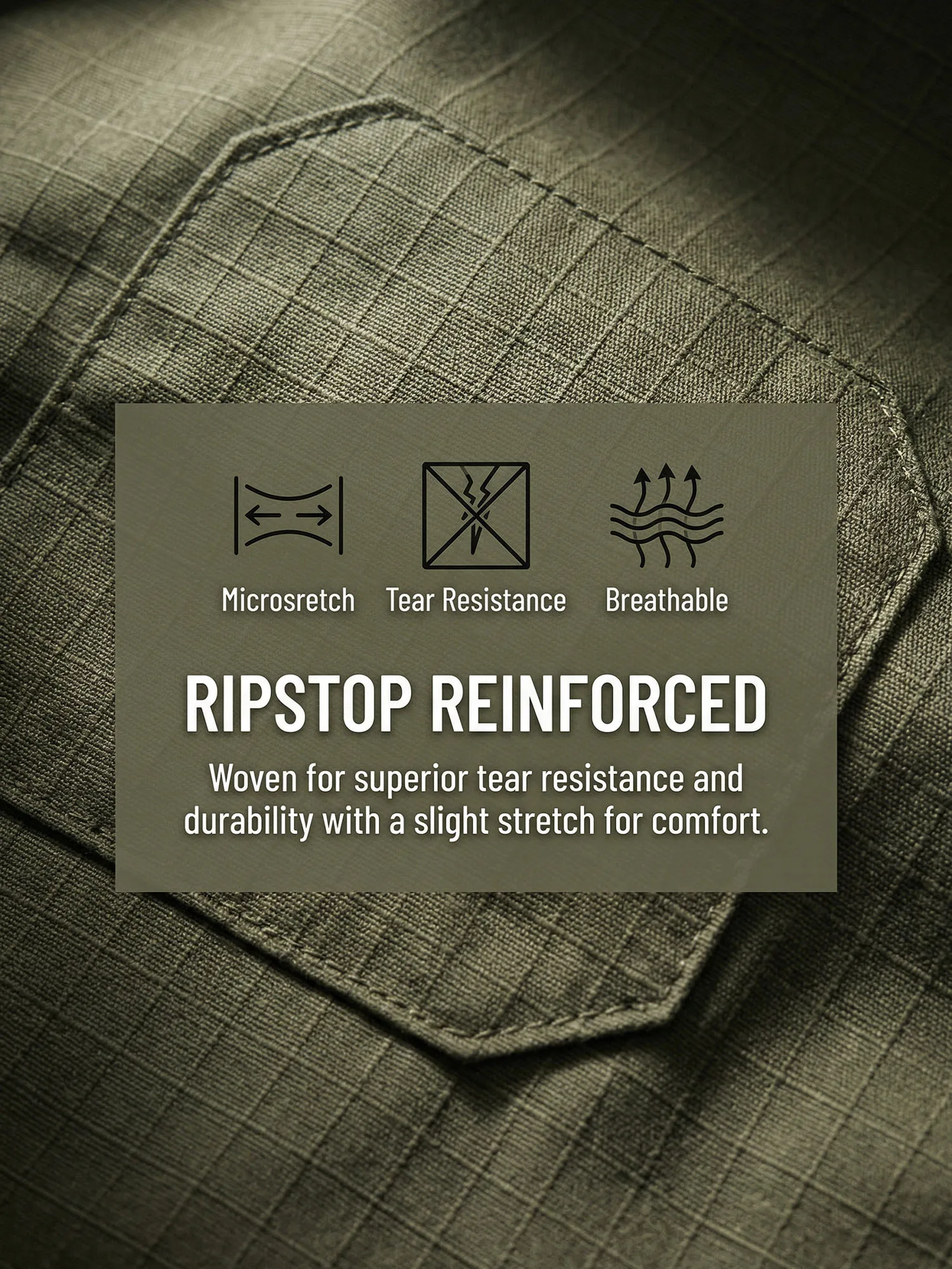 Men's Camouflage Tactical Pants, Tear-Resistant Multi-Pocket Work Pants, Wear-Resistant Outdoor Hiking Hunting Combat Pants, All-Season Style - view 6
