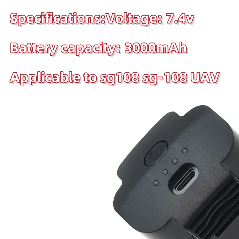 SG108 SG-108 GPS 4K Bürstenlosen RC Drone Batterie Ersatzteil 7,4 V 3000mAh Batterie Für Fernbedienung SG108 SG-108 Drone