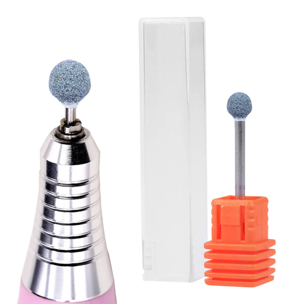 

Drill Bits Small Size Rust Resistant Polishing Head Nail Grinding Tool for Manicure Acrylic Gel Removal