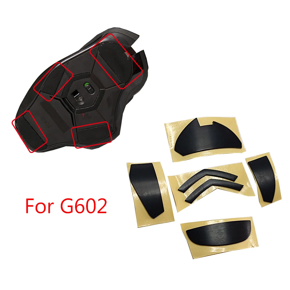 Mouse Feet Pad Mice Accessories for Logitech G602 Non-slip Skate Mouse Feet Pad Foot Mat Stickers Mouse Glides Pad Curved Edges