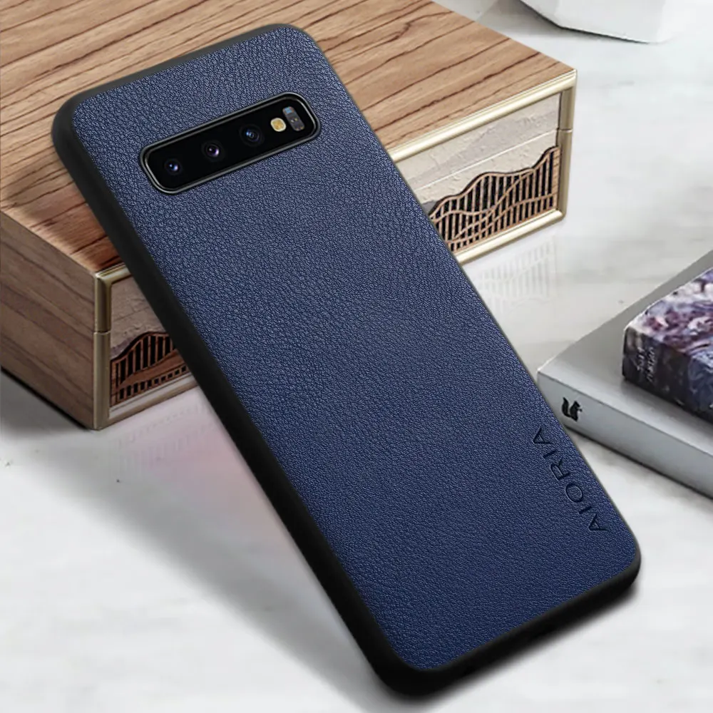 Case for Samsung Galaxy S10 Plus Lite 5G S10E Phone Cover Funda Solid Color Business Pu Leather Design Capa
