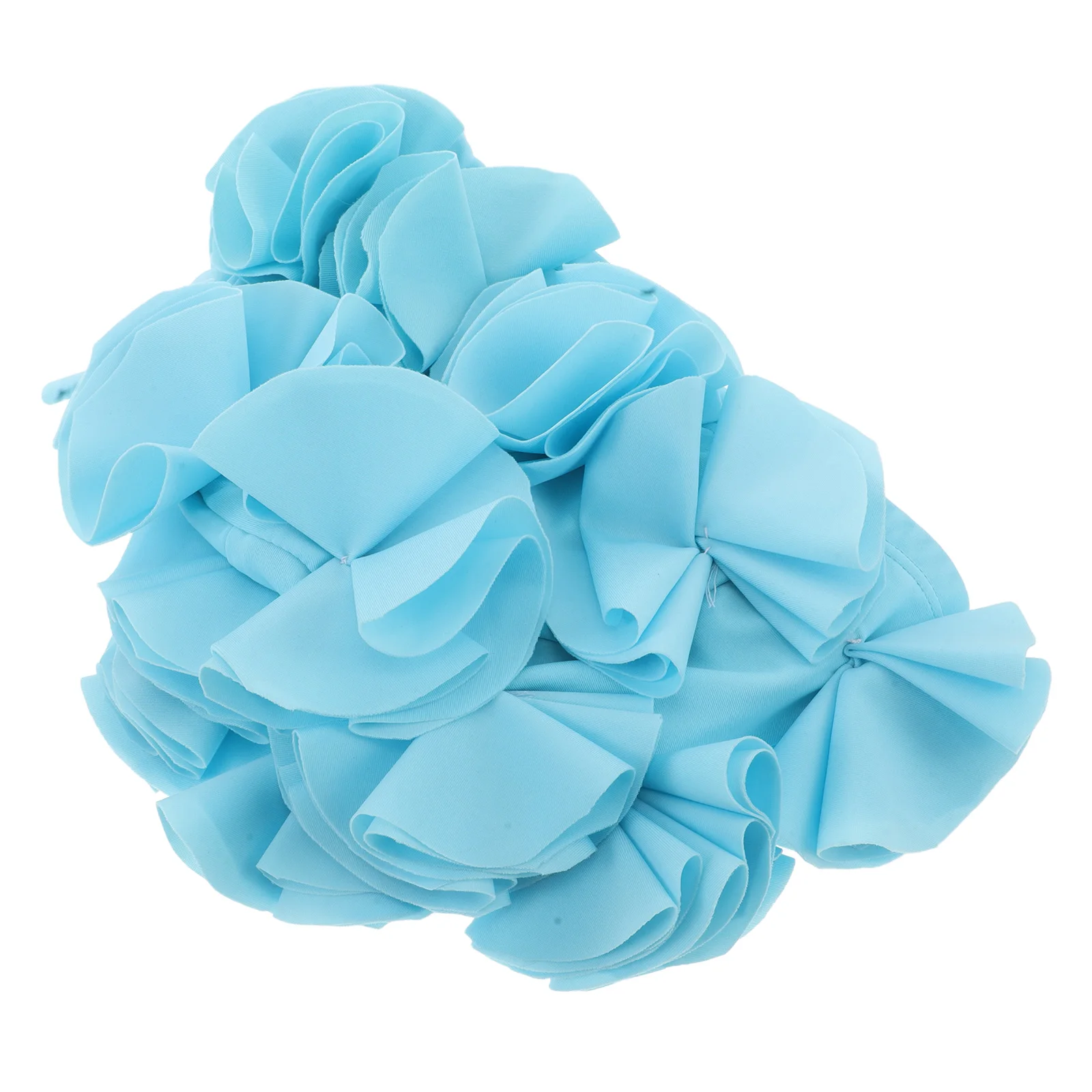 

Taste Fashionable Big Flower Swimming Hat Miss Polyester Fabric Cap Women Adult