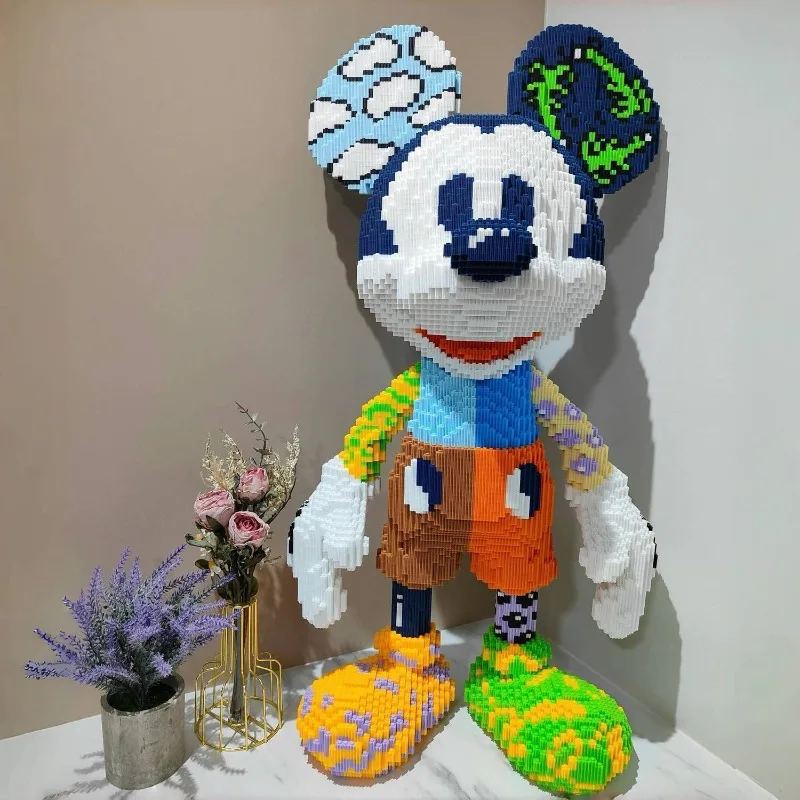 Mickey Minnie Mouse Building Blocks Small Particles Creative DIY Holiday Gift Toy - view 5