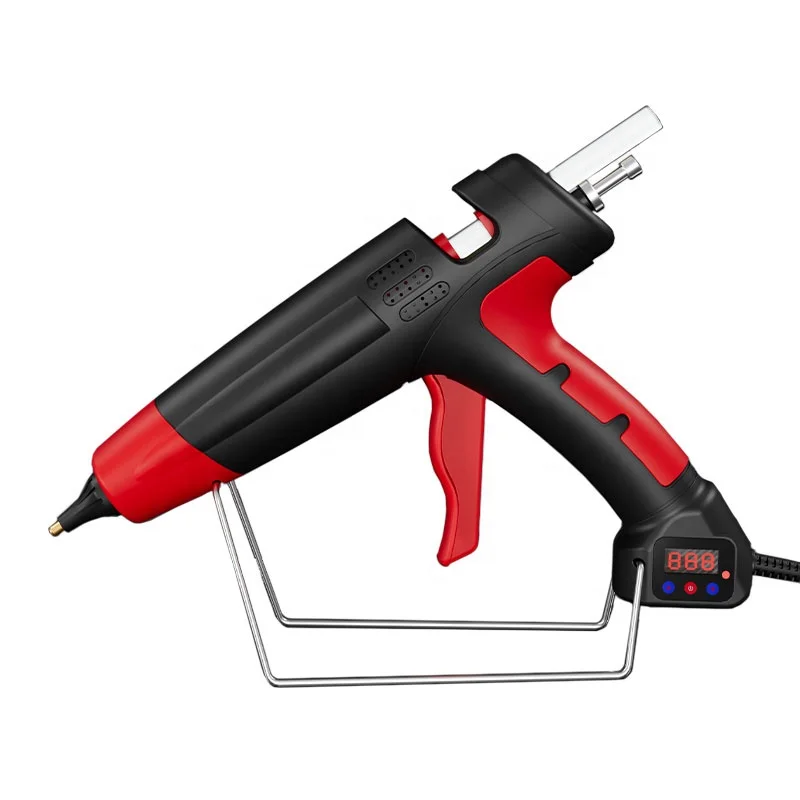Home Handheld Hot Melt Glue Gun Industrial Digital Display Adjustable Temp High Power Hot Glue Gun High Viscosity Glue Stick