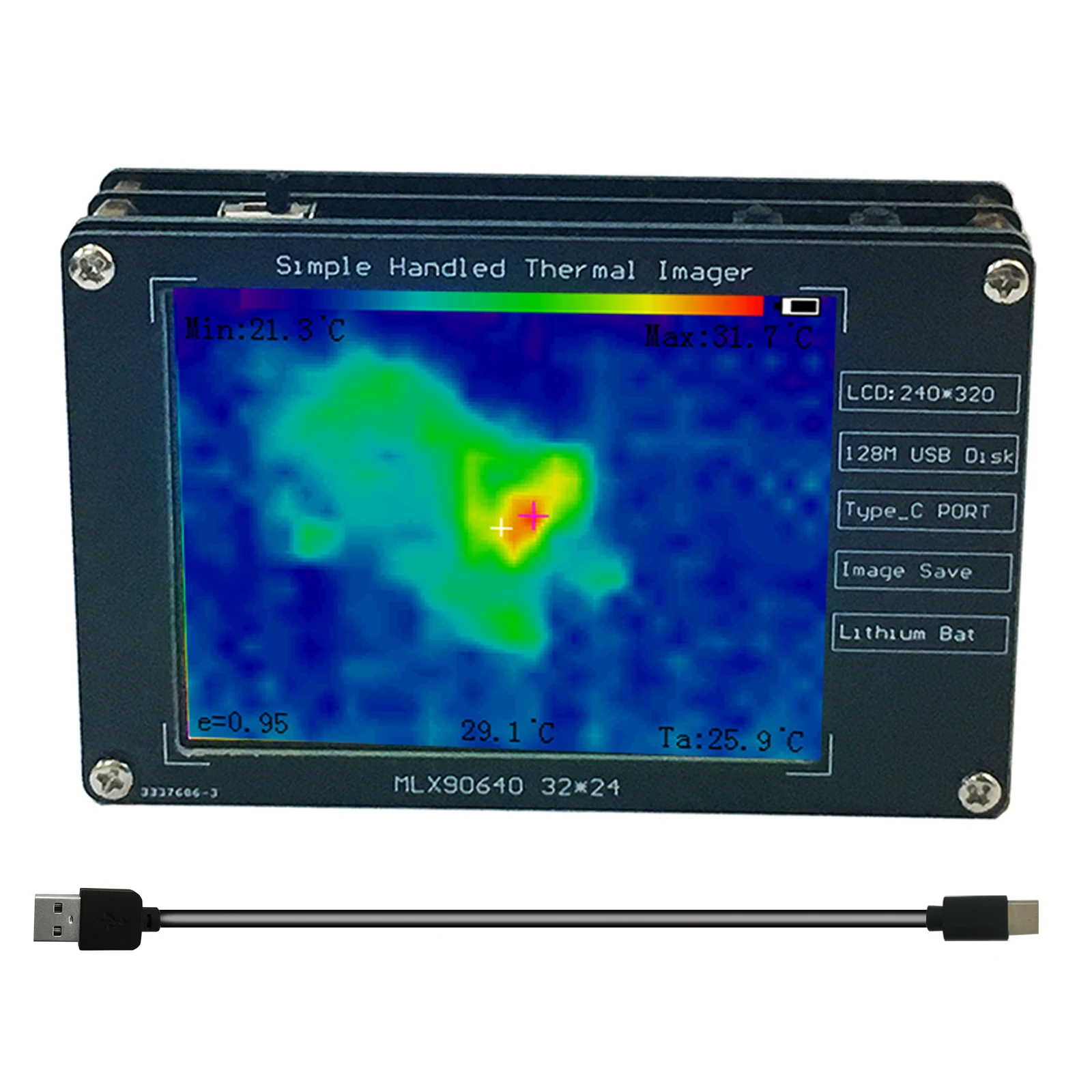 

Ручной инфракрасный тепловизор 320x240 Тепловизор высокого разрешения -30 ° от C до 200 лет ° C Температурный диапазон