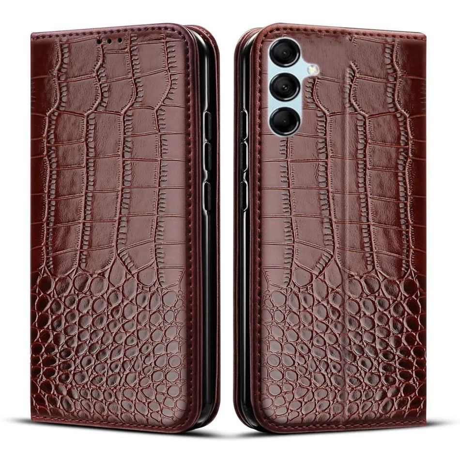 Leather Case for Samsung Galaxy M55 Case Flip Stand Cover for Samsung M55 SM-M556B Phone Cases For GalaxyM55 M15 Fundas