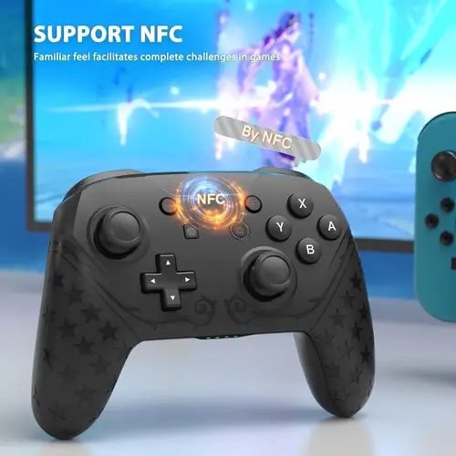 Imagen 2 del producto Controlador inalámbrico Compatible con Nintendo Switch/Switch Lite/OLED Gamepads compatible con Amibo Wakeup Screenshot funciones de vibración