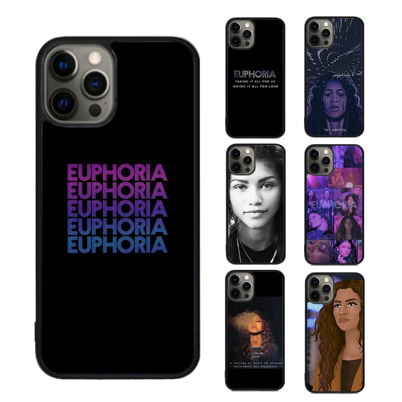 American TV Euphoria Zendaya Rue Phone Case cover For iPhone SE2020 15 16 14 13 12 11 Pro Max Coque For Apple 8 PLUS 7 fundas