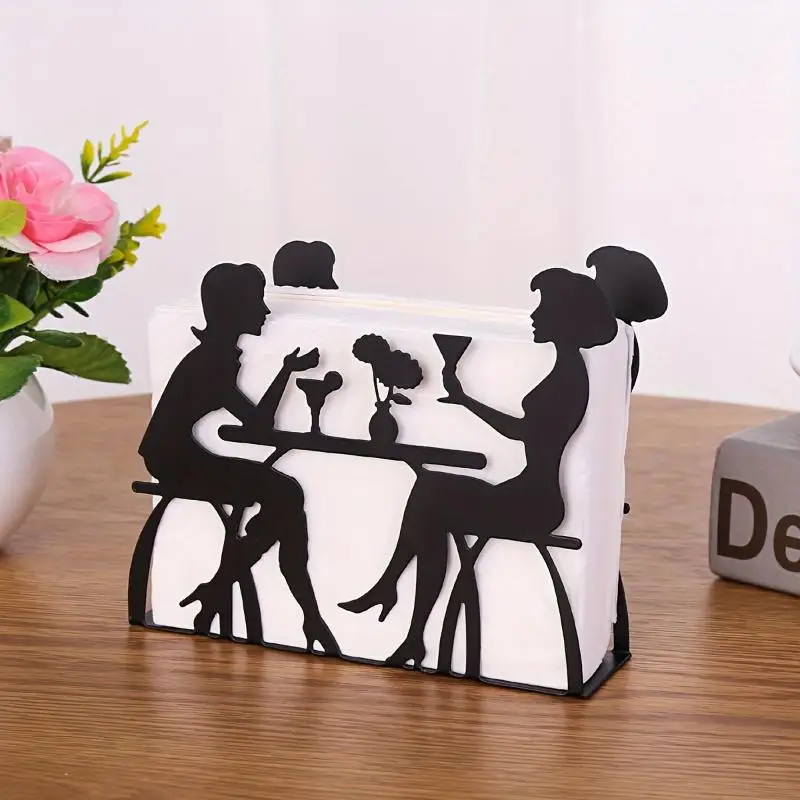 Desktop Paper Towel Holder Cake Tissue Storage Rack Toilet Napkin For Table Home Decoration Table Ornament