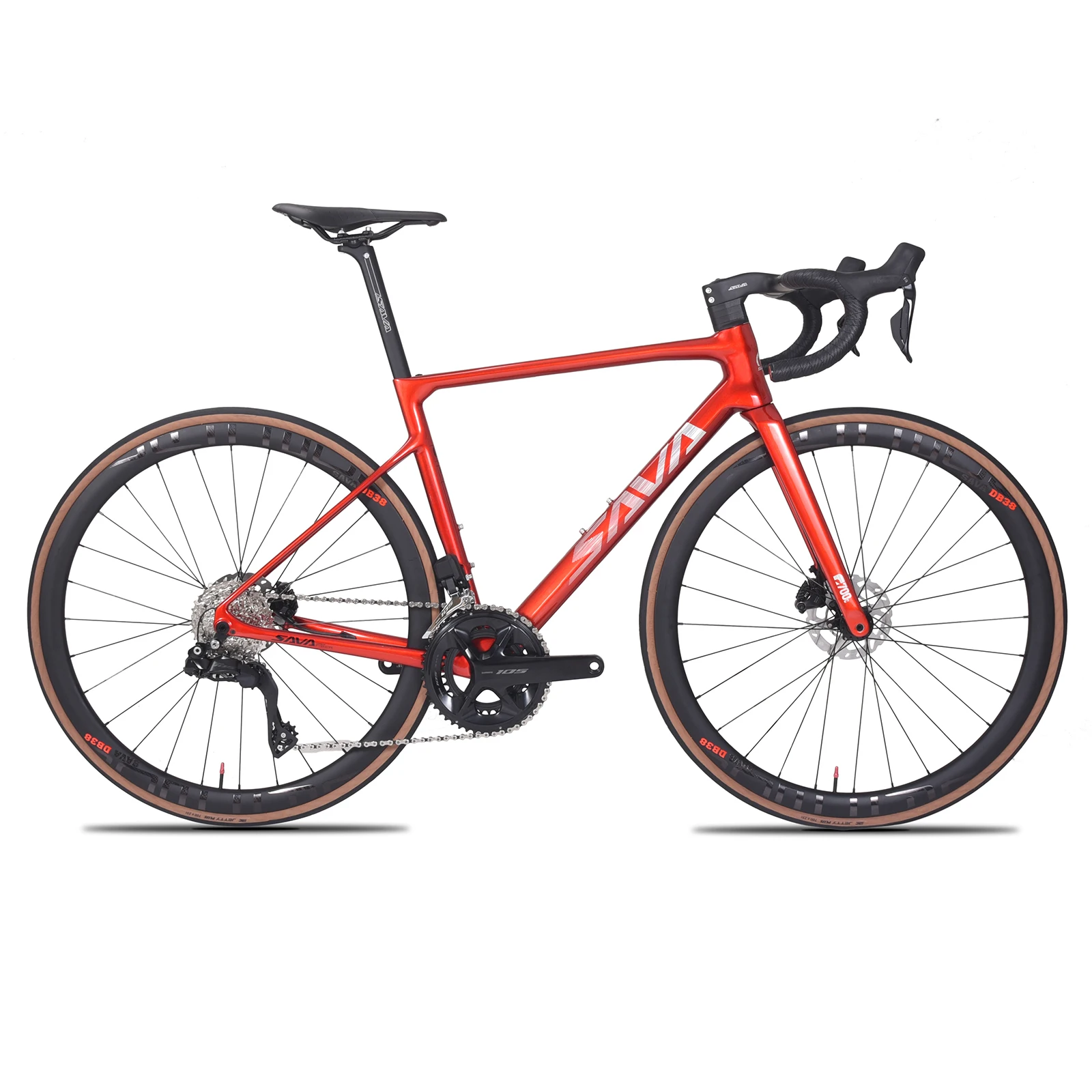 AliExpress SAVA electronic shifting bike carbon fiber road bike 24 speed T1000 frame ultra-light 7.85 kg with 105 7170 Di2
