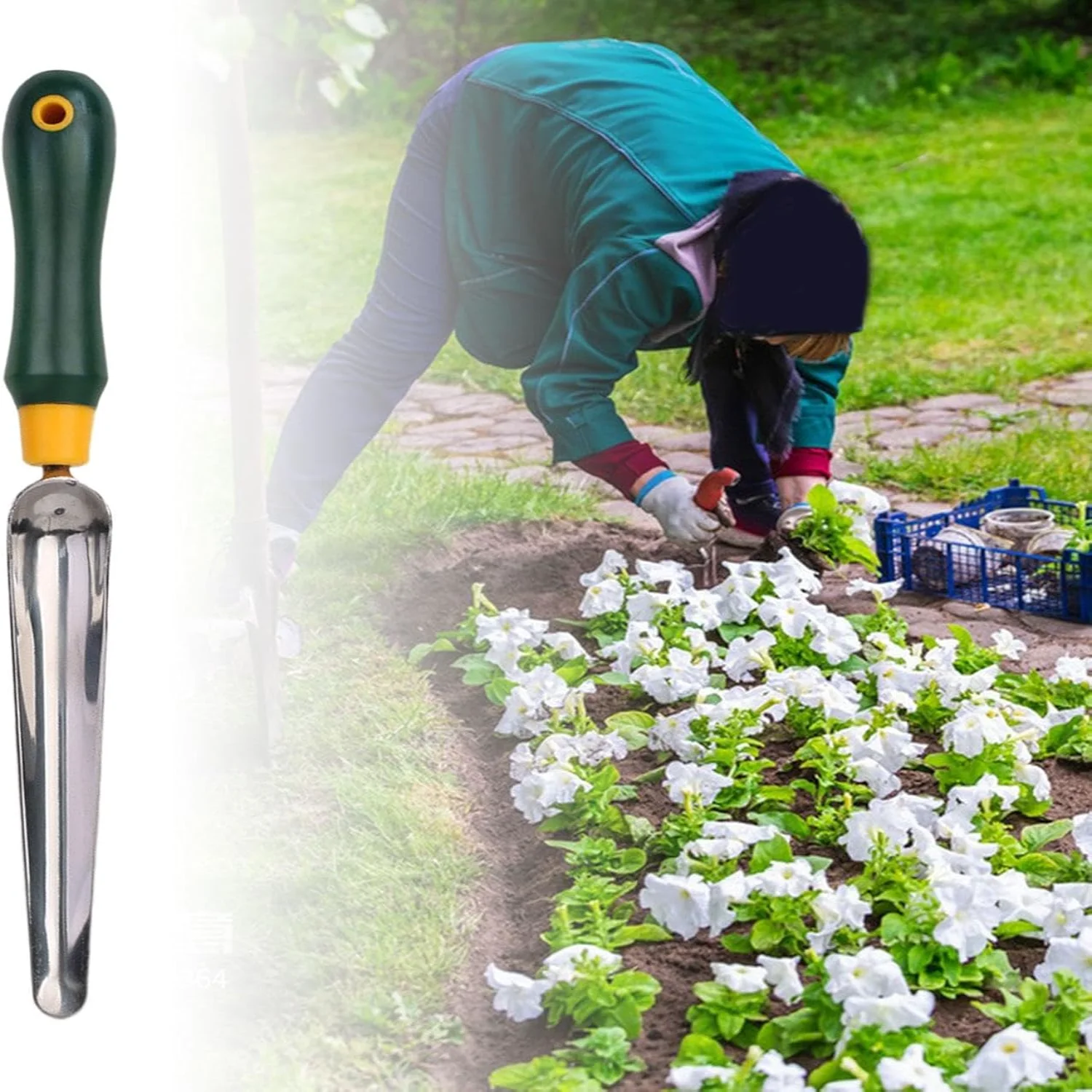 Garden  Garden  Professional Stainless Steel Gardening Tool Sturdy Gardening  Hand  for Digging Moving