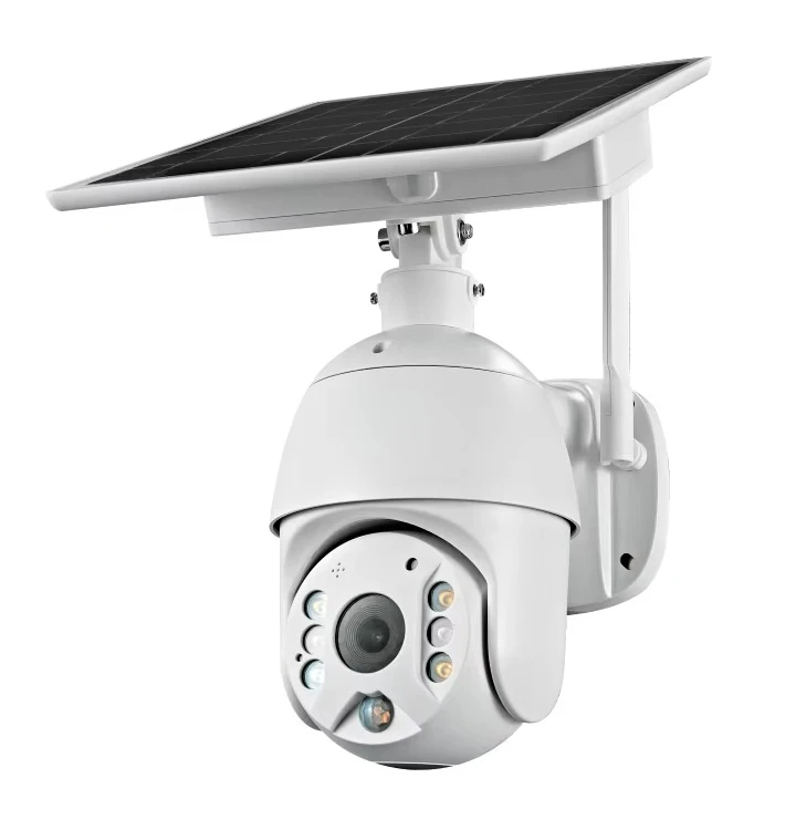 

Outdoor WIFI Security Protection Battery Long Standby Video Surveillance 4MP Solar IP Cam Wireless PTZ Floodlight CCTV Camera