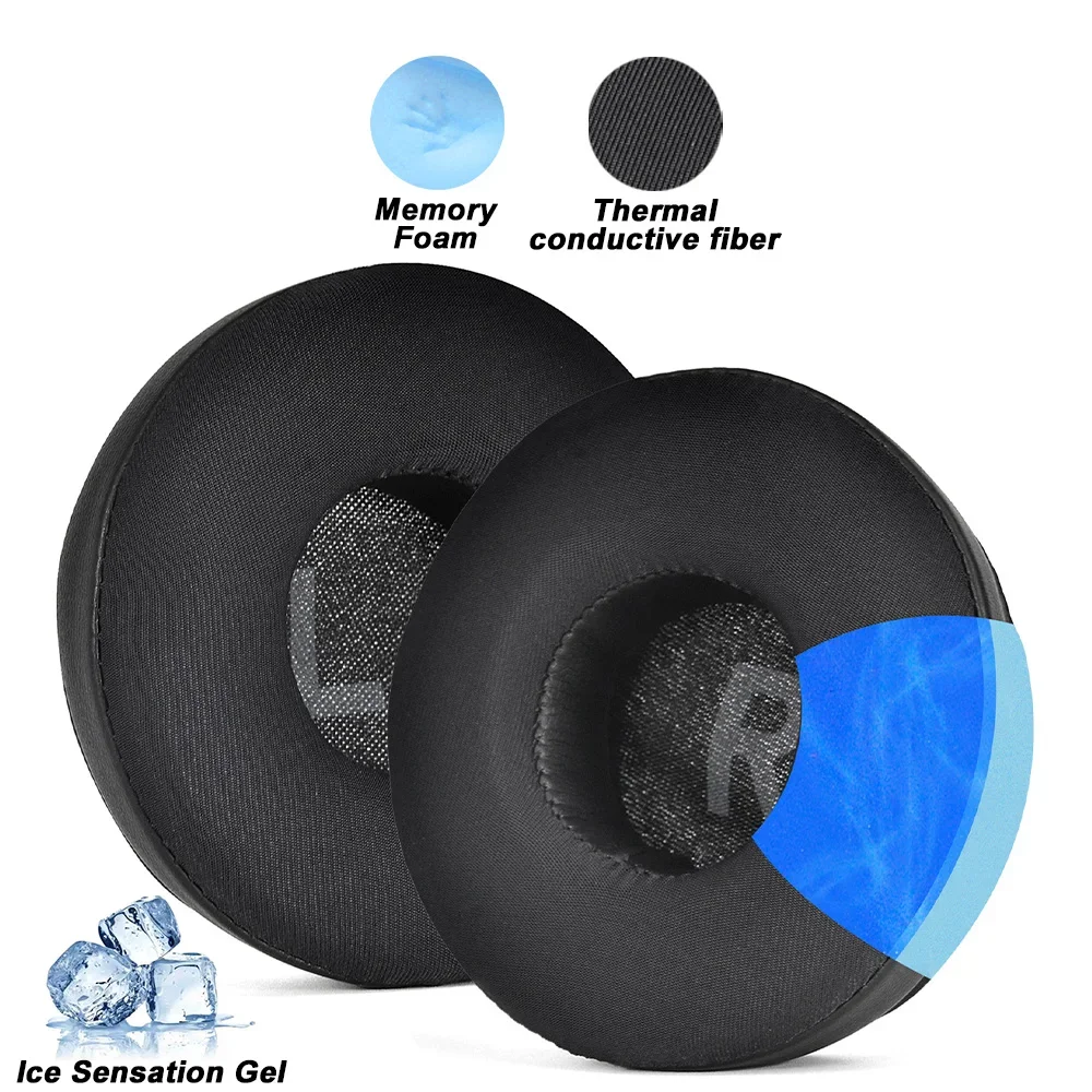 Replacement Ice Gel Ear Pads For Sennheiser HD25/HD25SP/PC150/PC151/PC155/ HMD 25/HME 25 Headphone Leather Foam Sponge Earmuffs