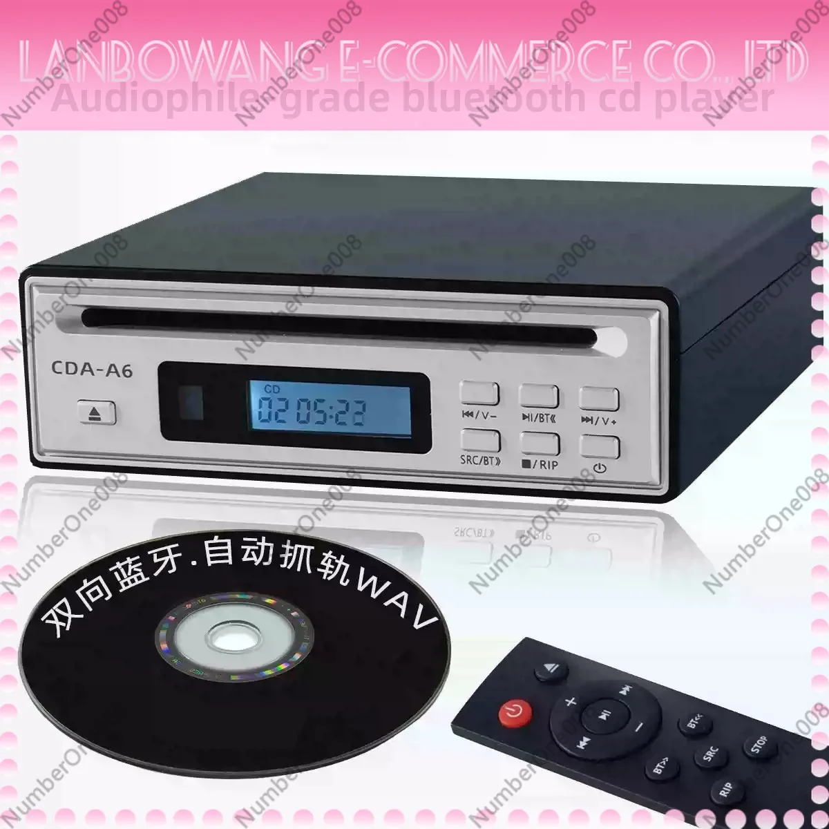 Coaxial 3.5mm Headphone SMSL PL100 CD Player CS43131 Desktop Decoder Optical  Output with Remote Control