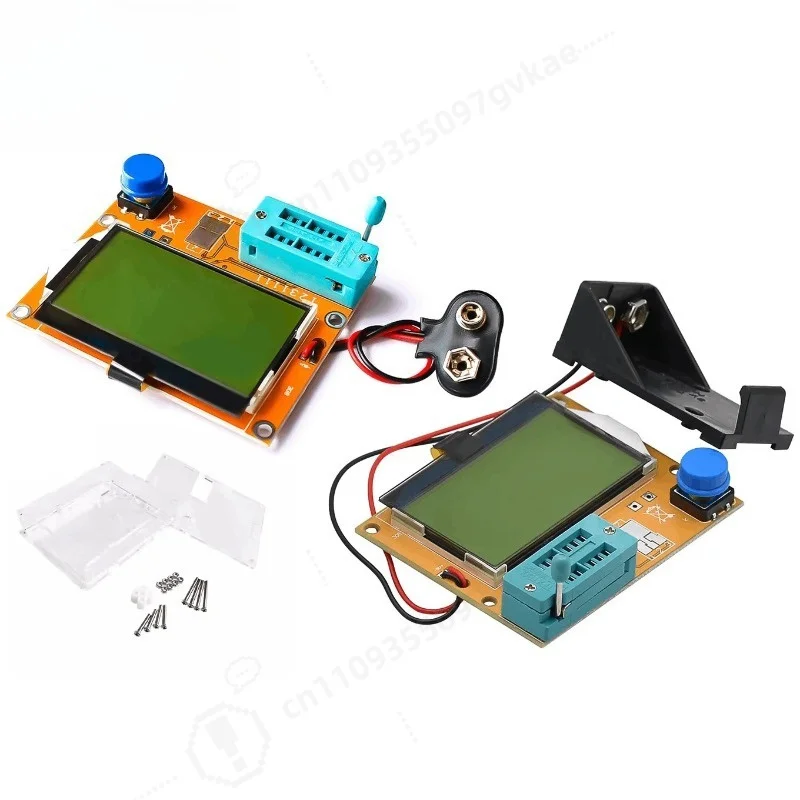 LCR-T4 Graphic Transistor Tester with LCD Display, Test Resistance Capacitance ESR SCR, Electronic Component Measuring Tool