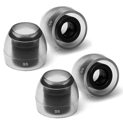 1 Pairs AZLA SednaEarfit Crystal LSR Eartips for In-Ear Earphones IEMs Hifi Anti-germ