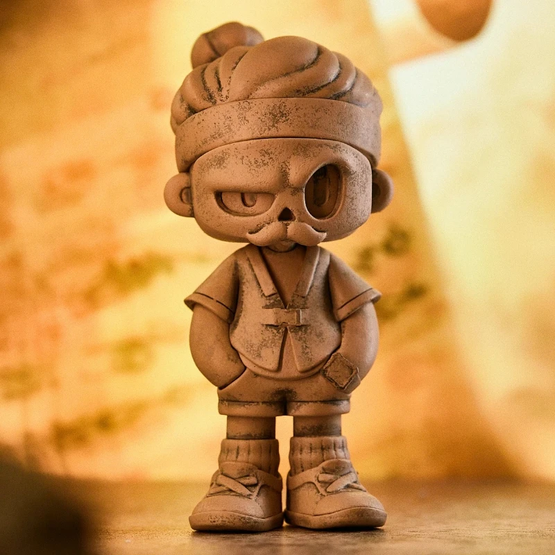 Mr.BONE-figuras de acción de guerreros de terracota, modelo de edición limitada, decoración de escritorio, juguete coleccionable, regalos de cumpleaños sorpresa