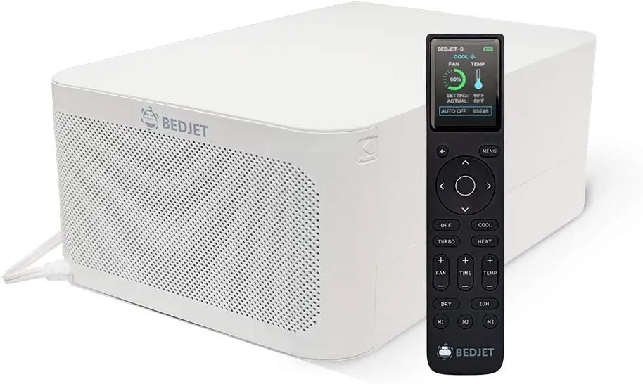 3 Confort climático para camas, ventilador de refrigeración + aire calefactor (temperatura única. Zona Cama o colchón de cualquier tamaño)