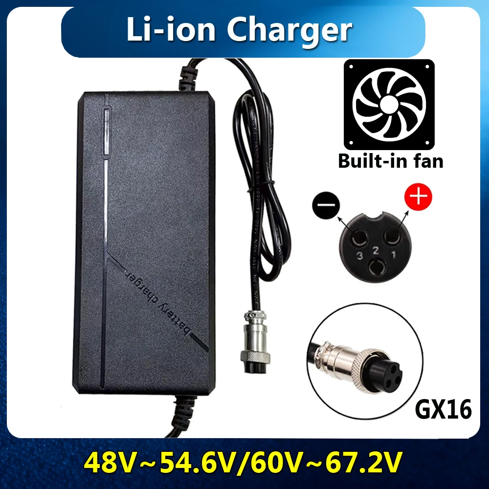 54.6V 67.2V Li-ion Şarj Cihazı - 84V 20A Smart Charger incelemesi ve fiyatı