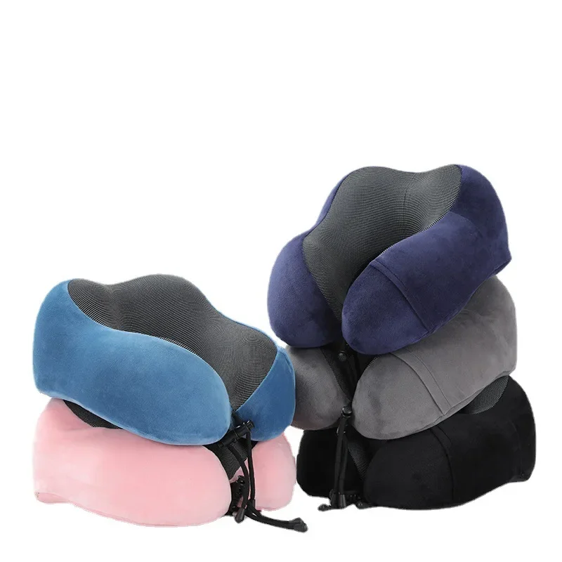 

U Shaped Memory Foam Neck Pillows Soft Travel Pillow Massage Neck Pillow Sleeping Airplane Pillow Cervical Healthcare Bedding